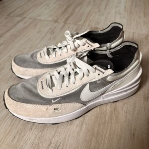 Men’s Nike Waffle One shoes, Tan and Black, Size 12